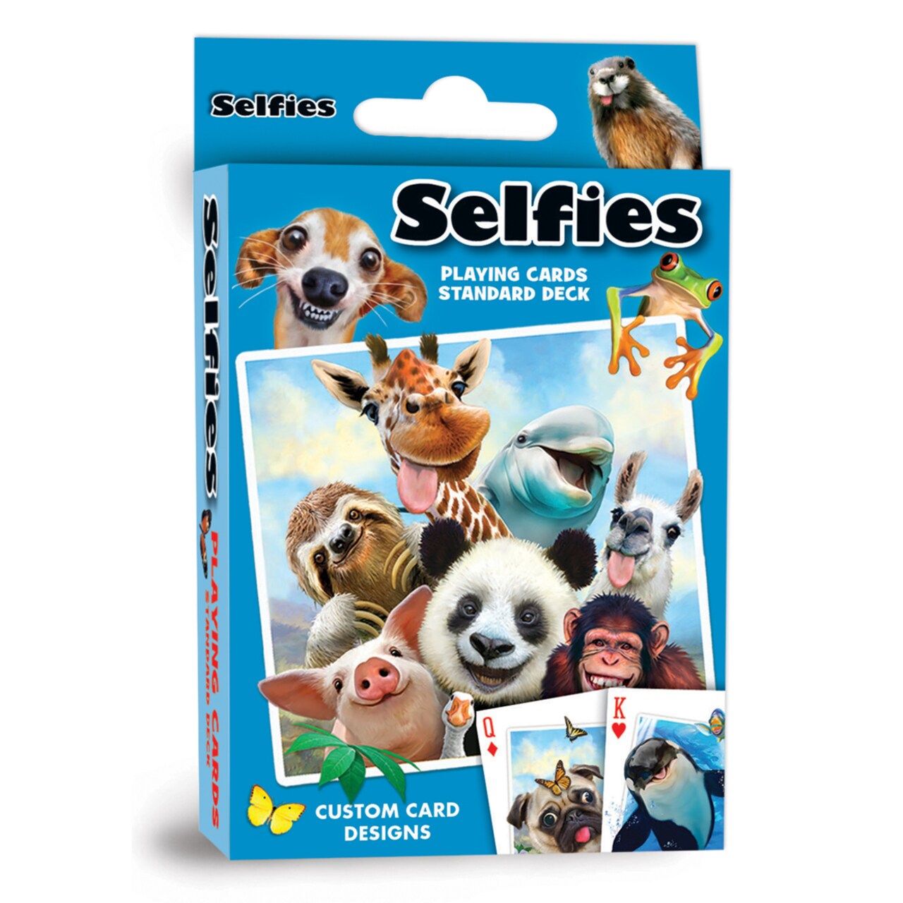 Masterpieces   Officially Licensed Selfies Playing Cards - 54 Card Deck for Adults
